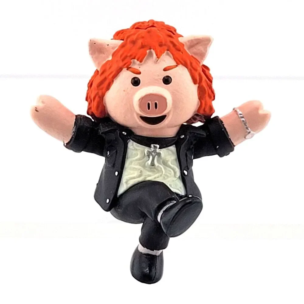Rock Star Pig - Orange Punk Mini Figure
